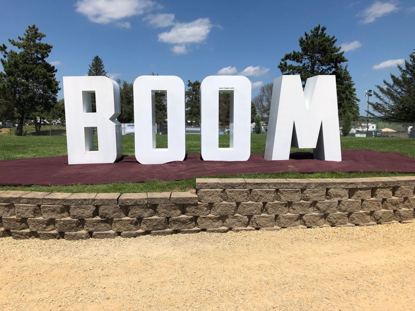 Country Boom Sign